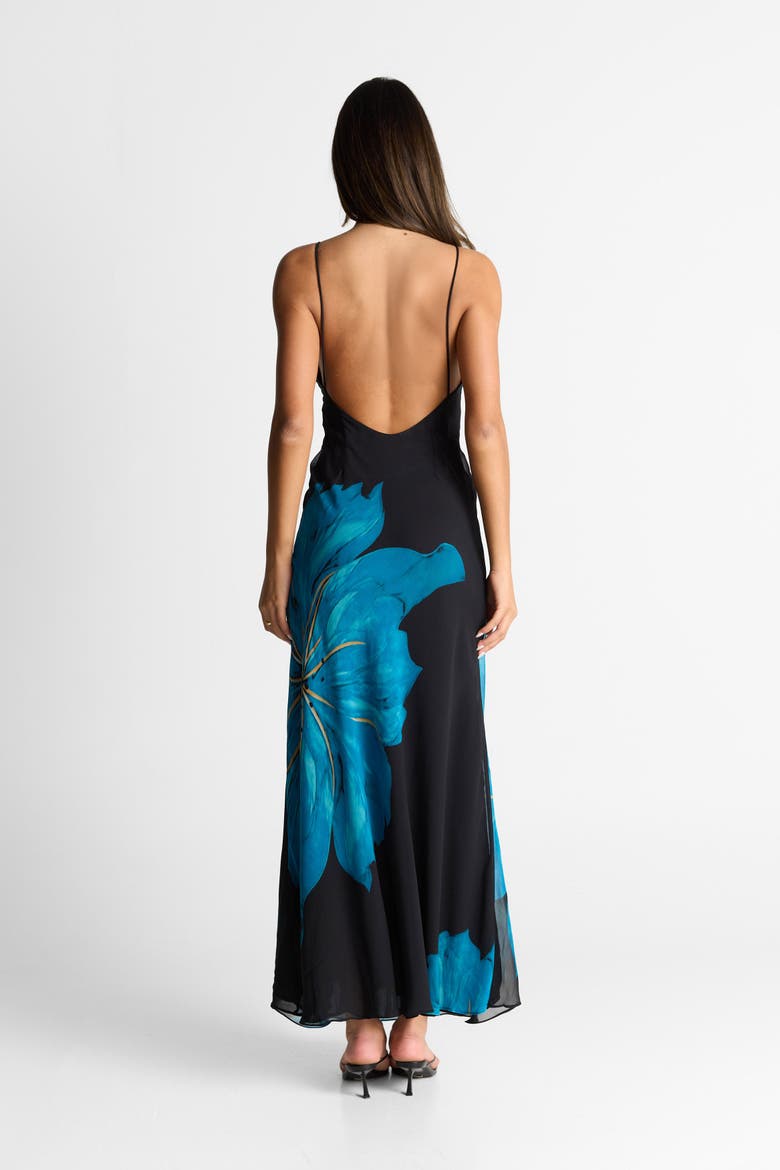 Raya Maxi Dress, Alternate, color, Turquoise