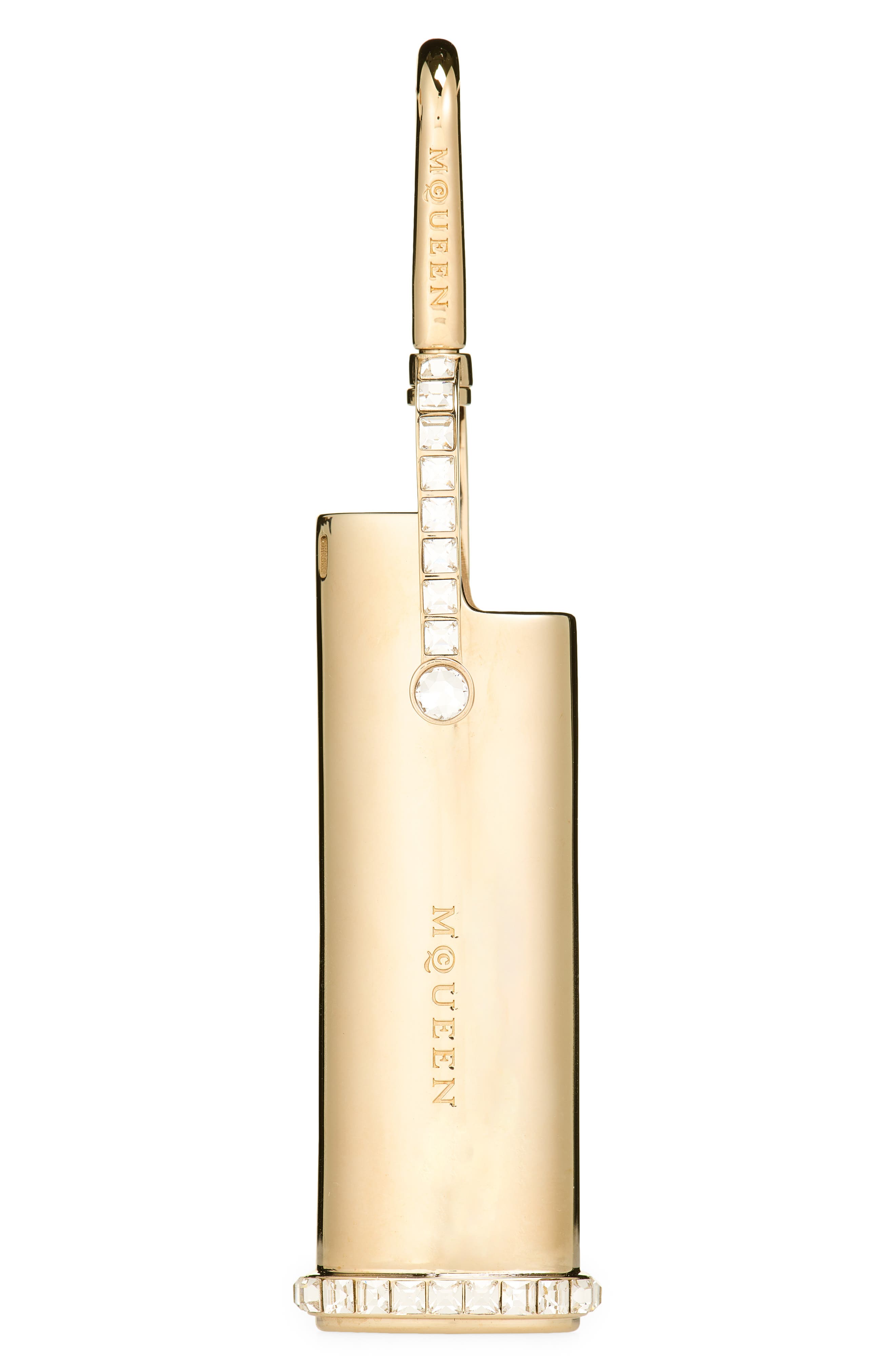 Lighter Case Bag Charm, Main, color, PEARL