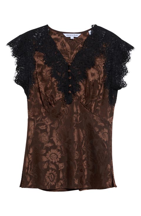 Pascaline Floral Print Top