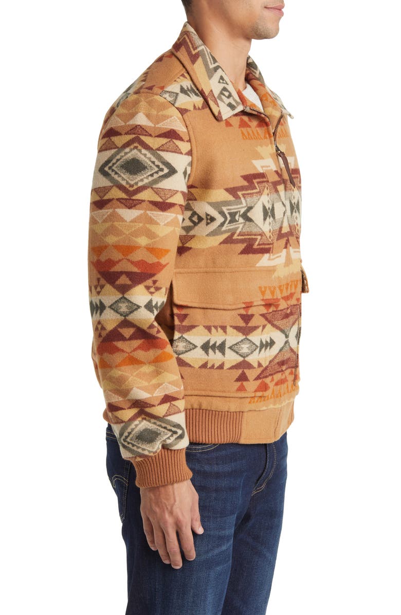 Pendleton Colton Jacquard Wool Jacket, Alternate, color, 