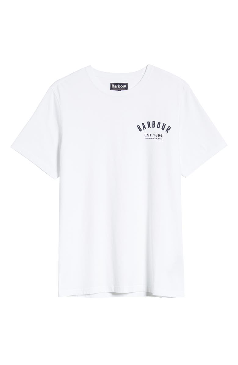 Barbour Preppy Logo T-Shirt, Alternate, color, White