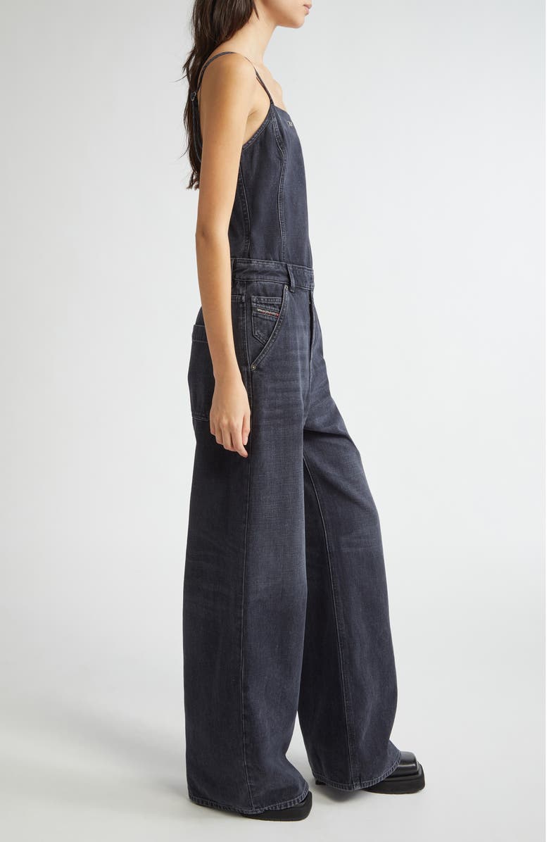 DIESEL<sup>®</sup> De-Vors Denim Jumpsuit, Alternate, color,