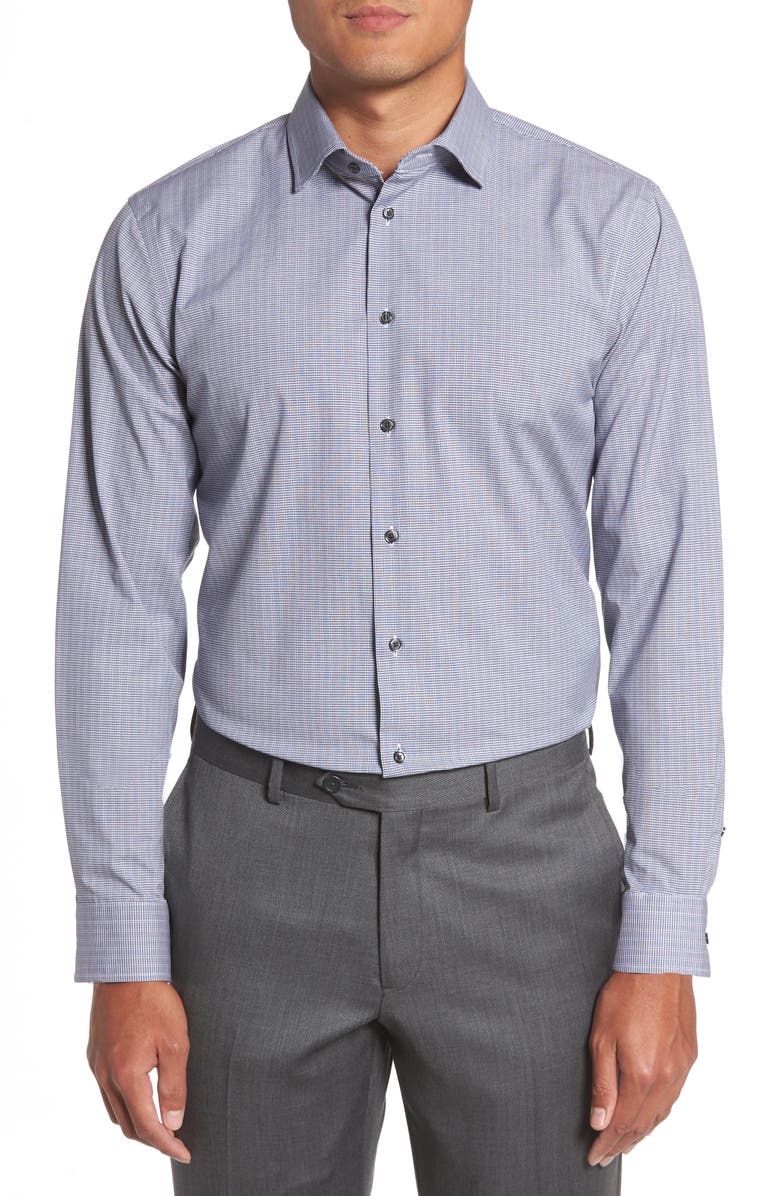 Calibrate Trim Fit Non-Iron Dress Shirt, Main, color,