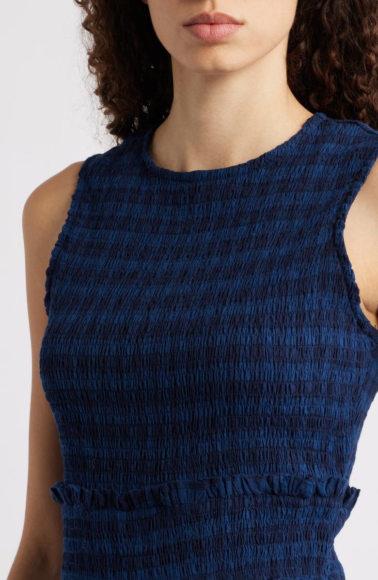 FRNCH Saquarema A-Line Dress, Alternate, color, Bleu Marine