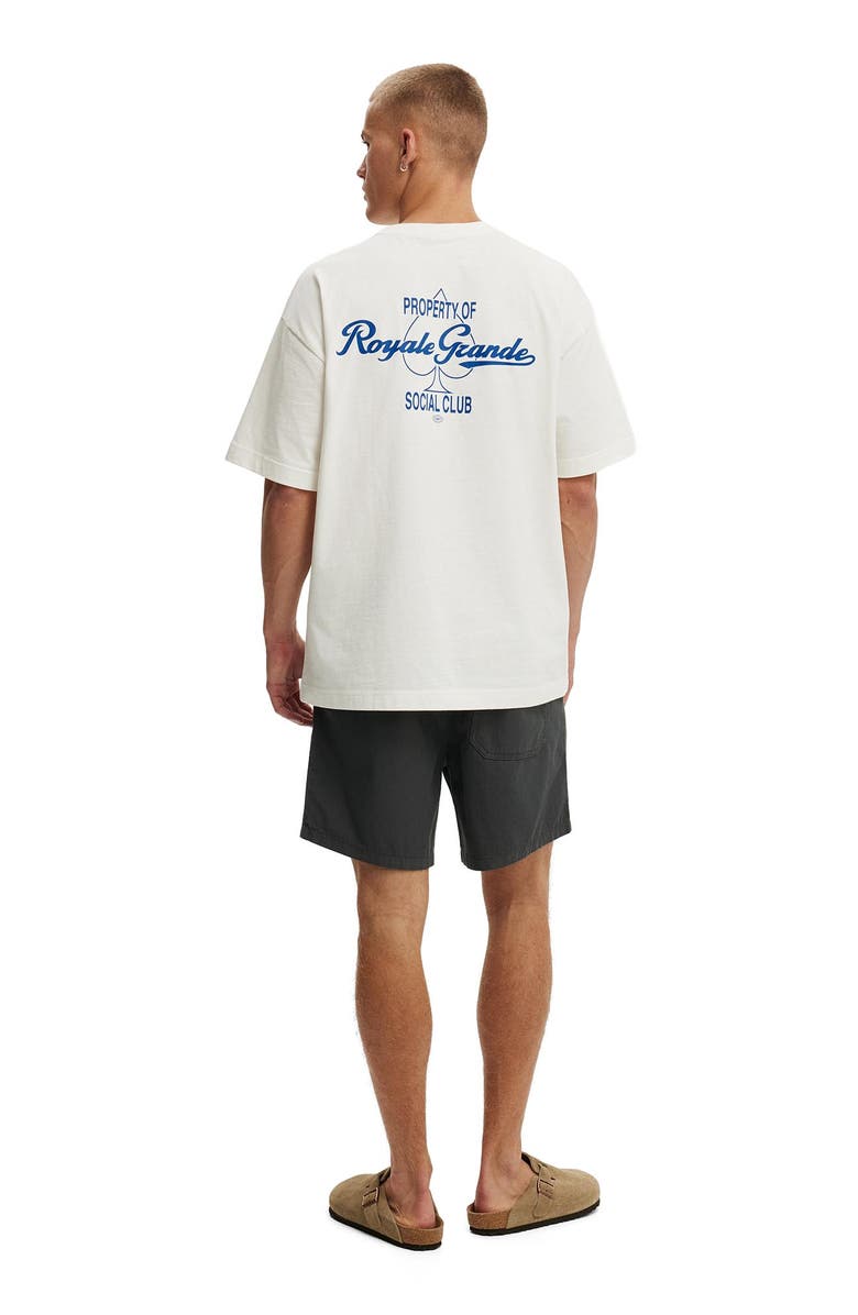 Cotton On Men's Easy Short, Alternate, color, Washed Gunmetal