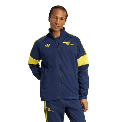 Men's adidas Blue Arsenal Lifestyler Full-Zip Track Jacket