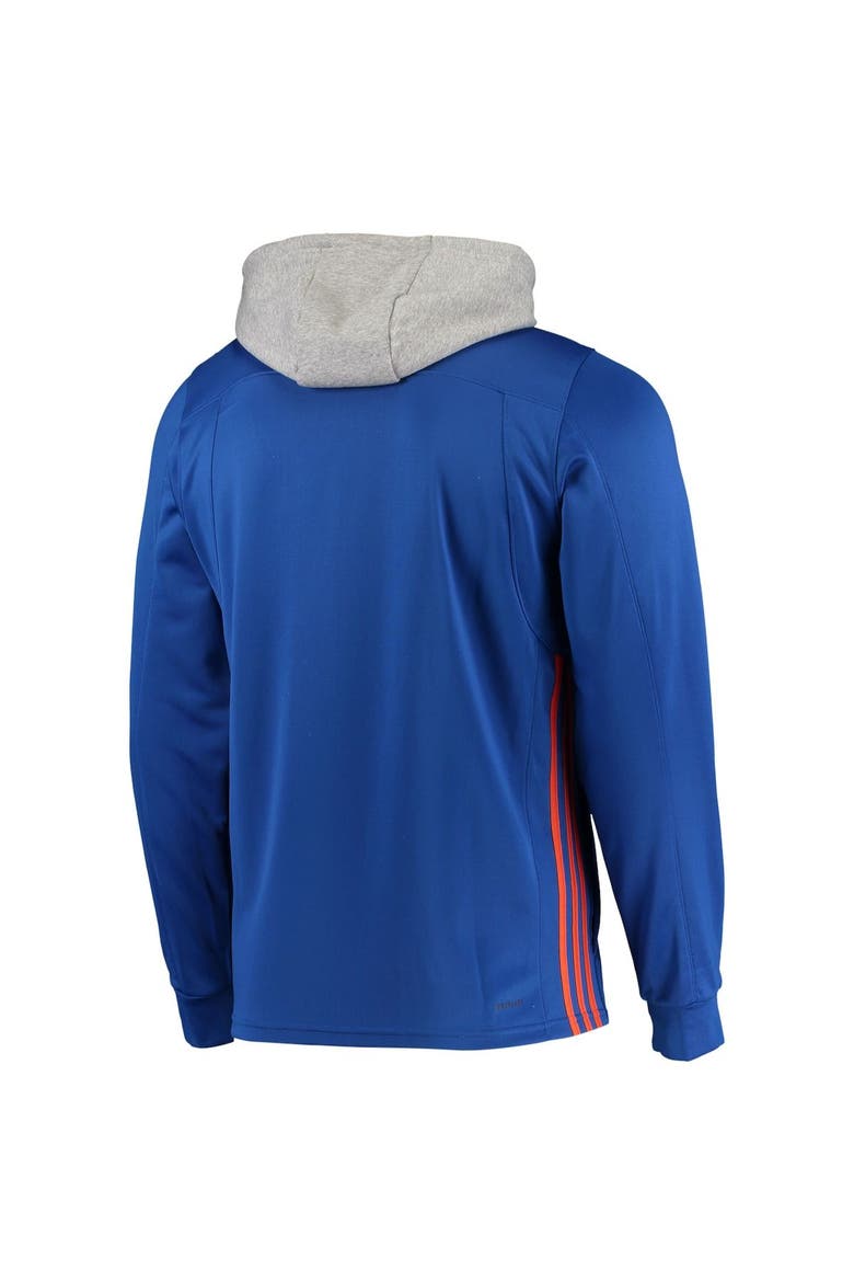 Men's adidas Royal New York Islanders Skate Lace AEROREADY Pullover Hoodie, Alternate, color, Royal