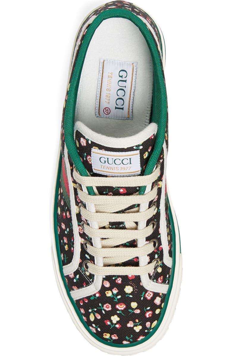 Gucci x Liberty London Tennis 1977 Floral Low Top Sneaker, Alternate, color,