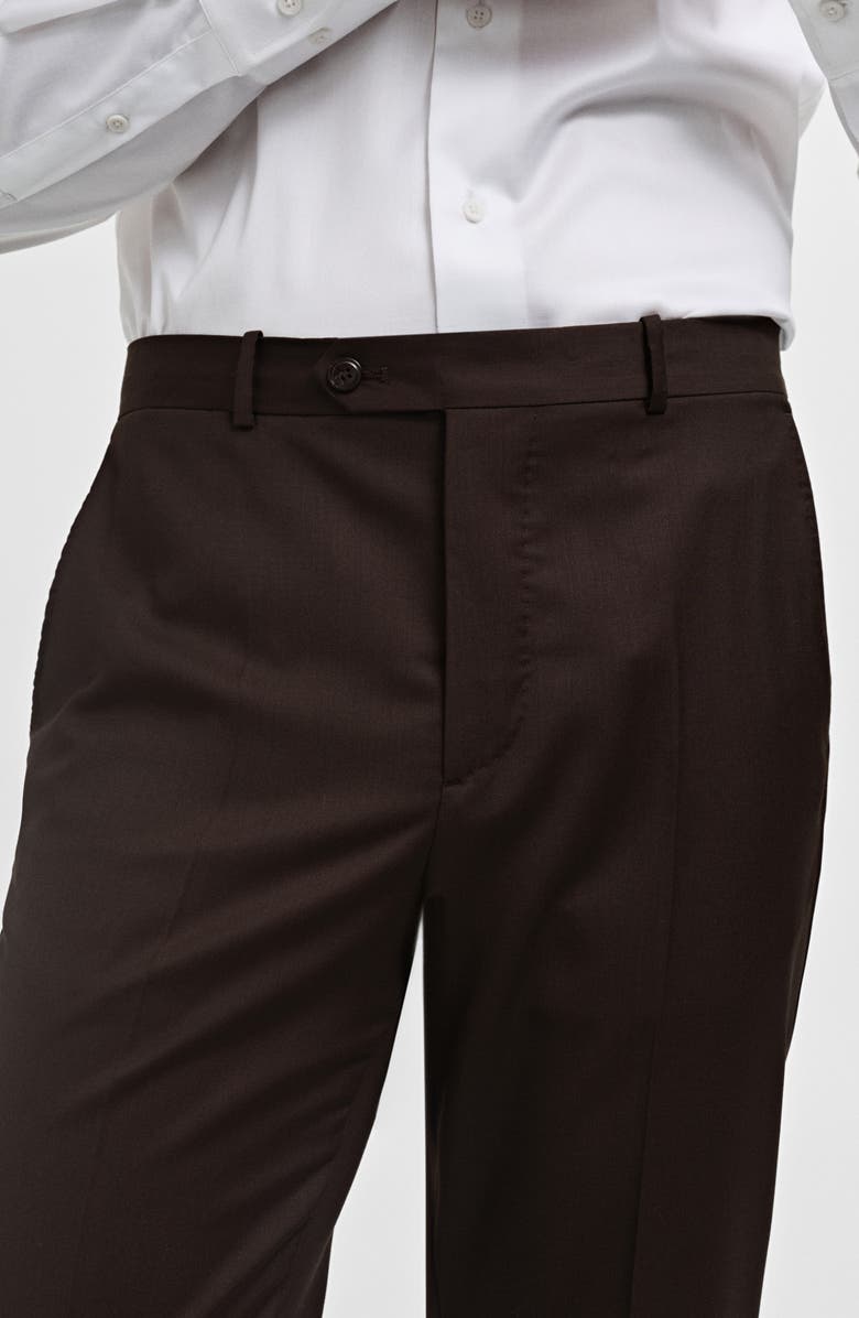 MANGO Slim Fit Virgin Wool Suit Pants, Alternate, color, 