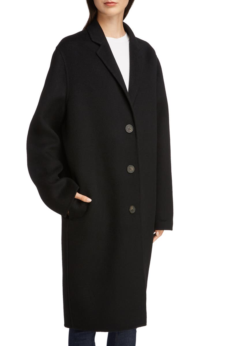 Acne Studios Double Wool Coat, Alternate, color,