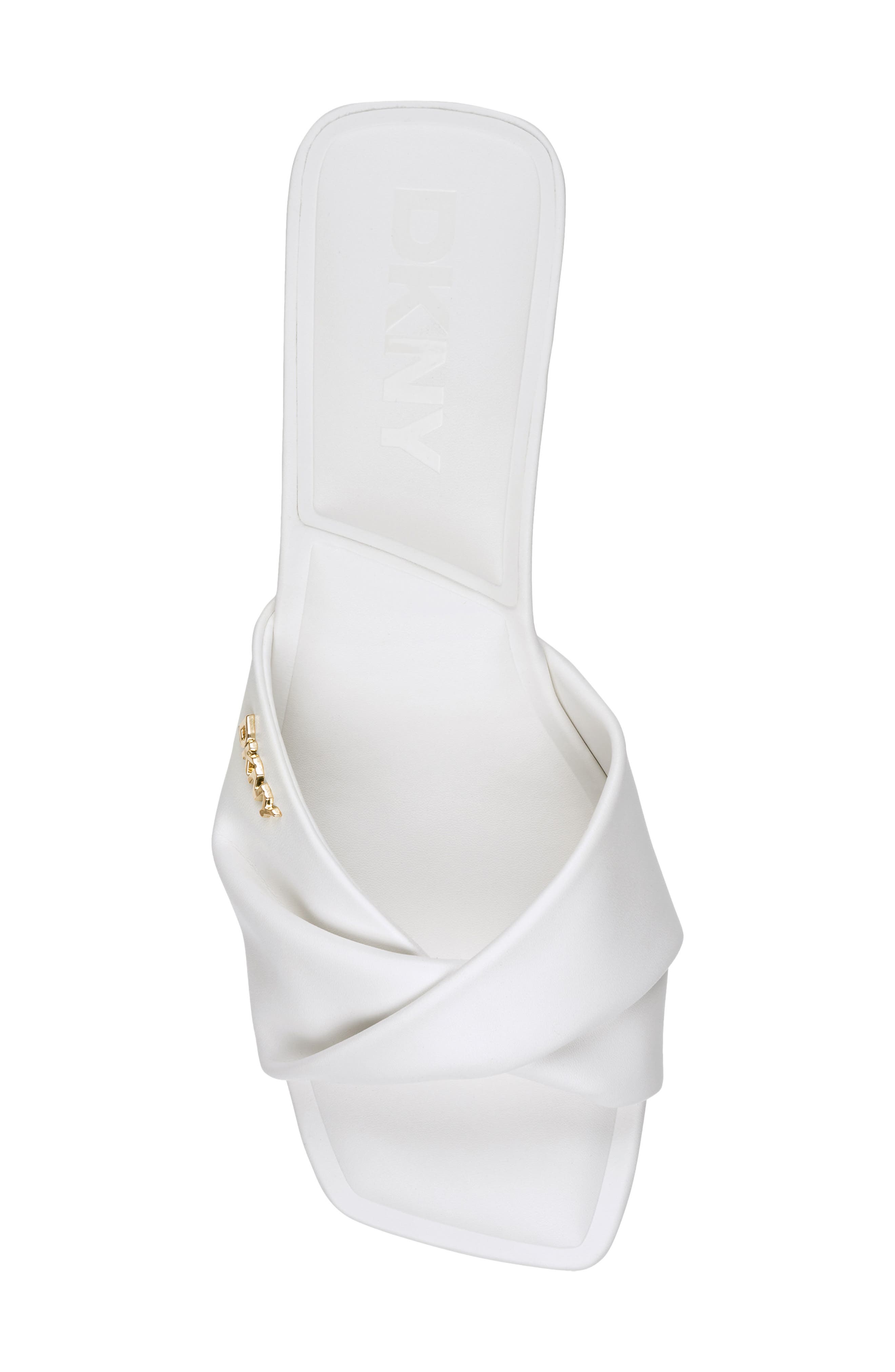 DKNY Jolaine Twist Sandal, Alternate, color, Marshmallow