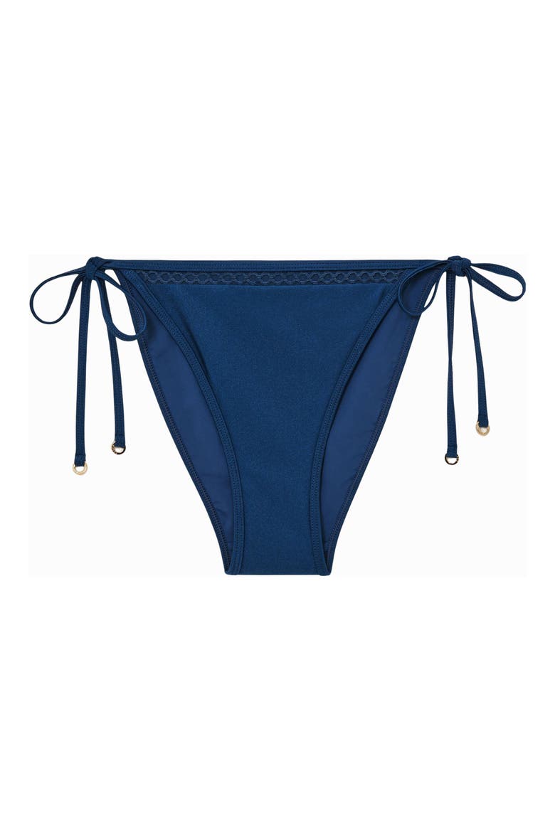 Hennel Side Tie Bikini Briefs, Alternate, color, BLUE