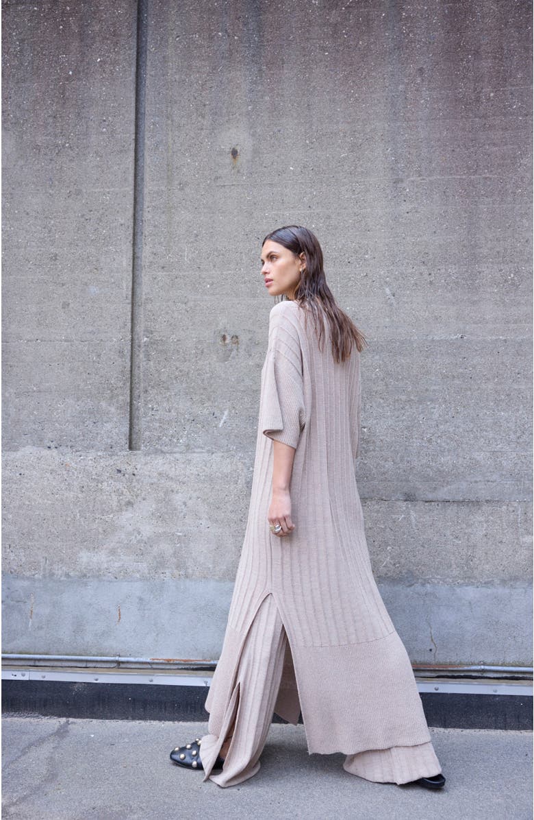 DAY Birger et Mikkelsen Tachia Linen Blend Wide Leg Pants, Alternate, color, Cobblestone