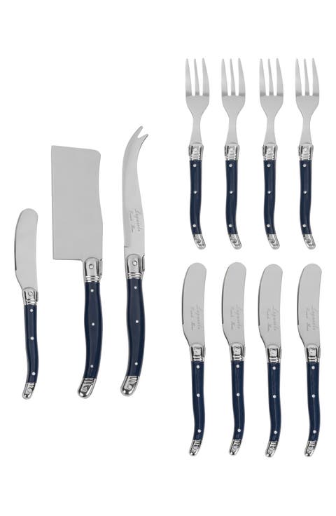 Laguiole Ultimate 11-Piece Assorted Cheese Knives