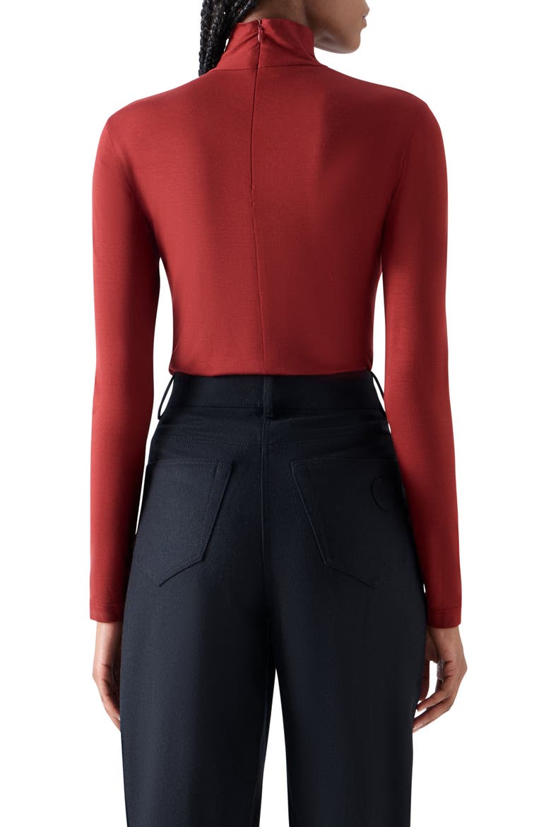 Jersey Turtleneck, Alternate, color, COPPER