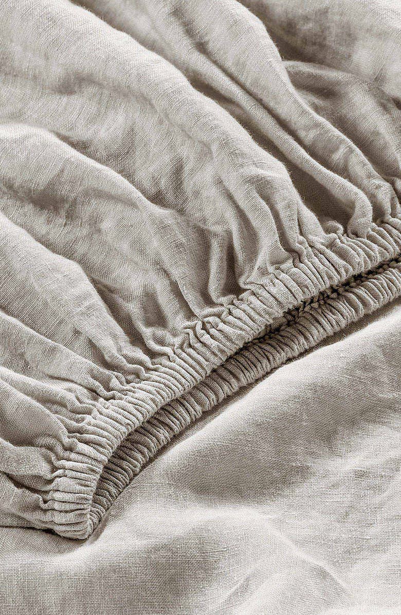 Sijo French Linen Sheet Set, Alternate, color, Fog