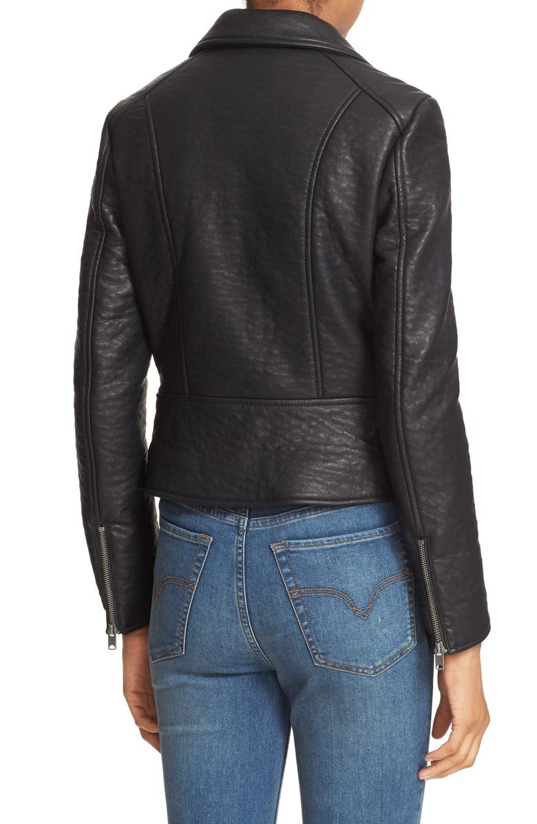 Free People 'Soho' Faux Leather Moto Jacket, Alternate, color, 