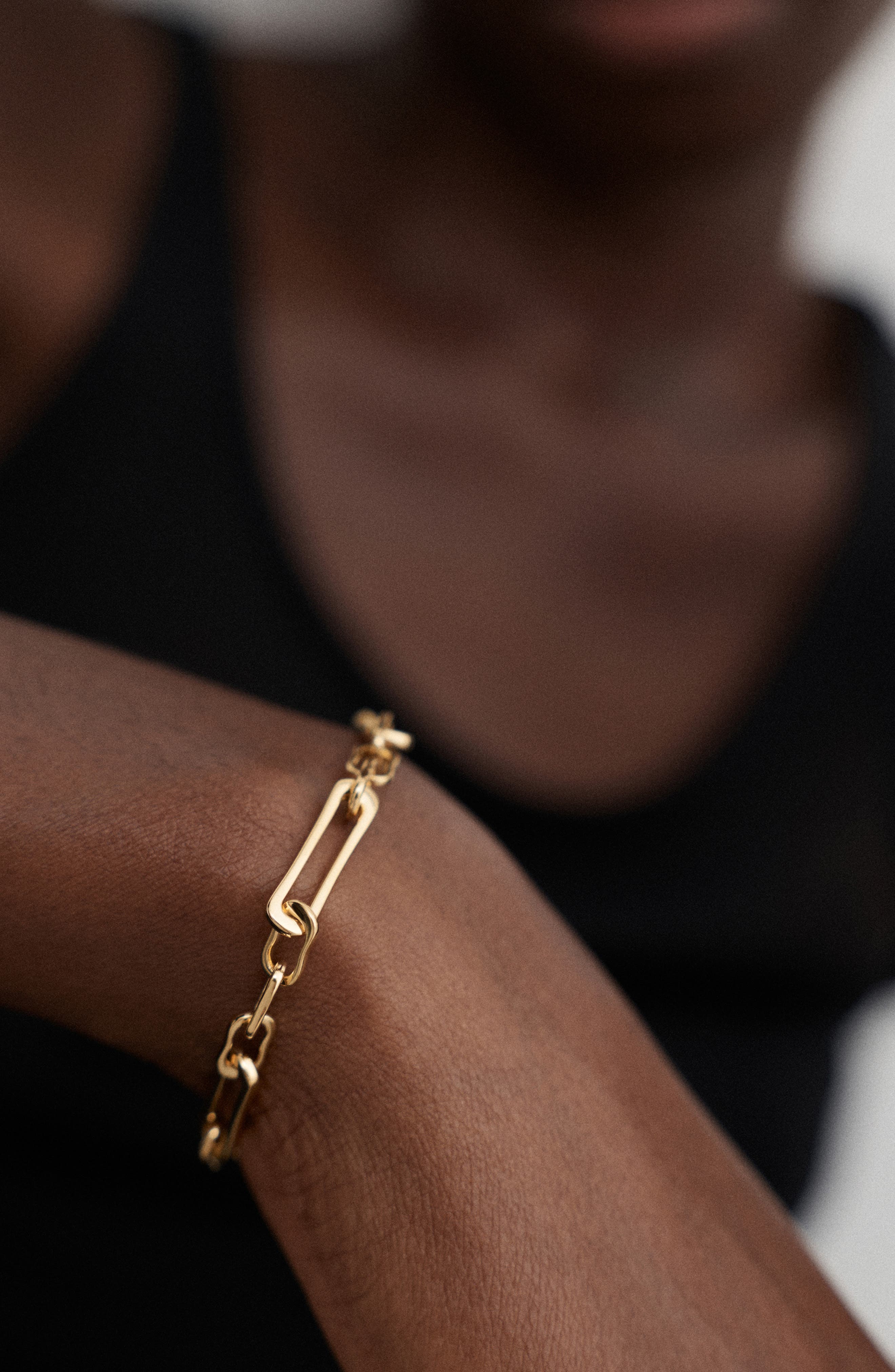 Monica Vinader Alta Duo 18k Gold Vermeil Link Bracelet (Women) | Nordstrom