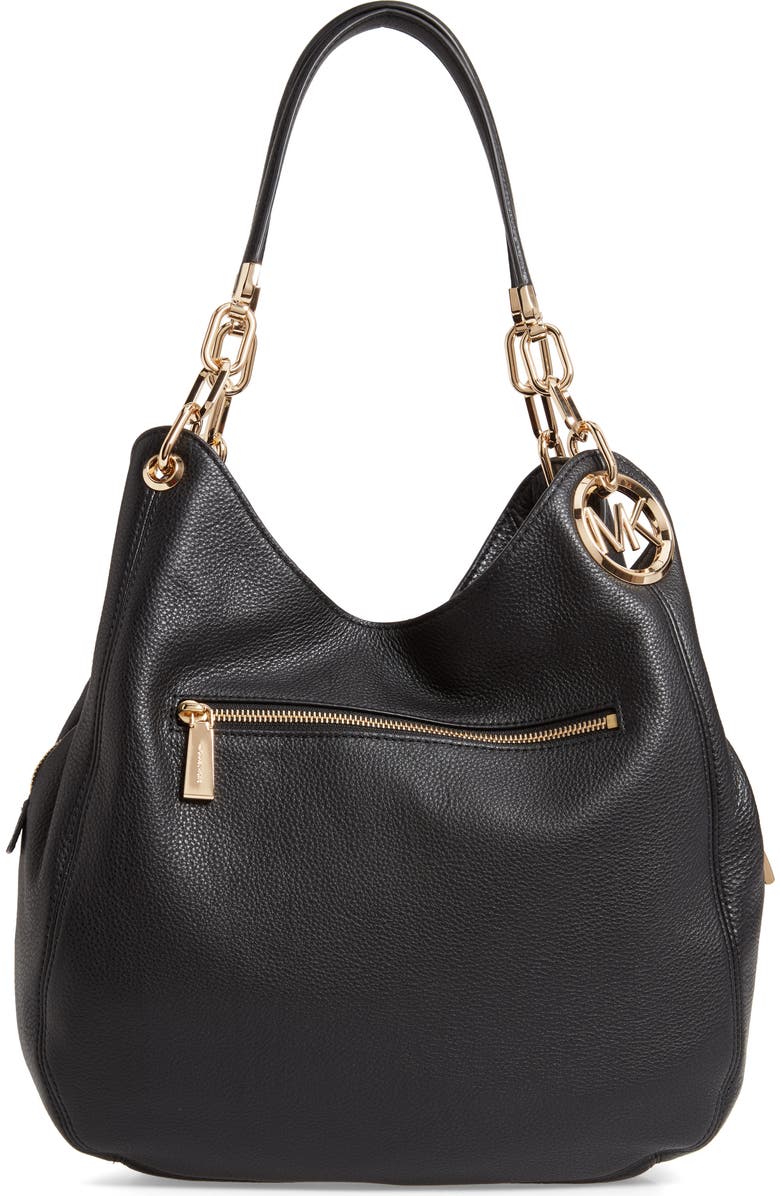 MICHAEL Michael Kors Lillie Large Leather Shoulder Bag, Alternate, color,