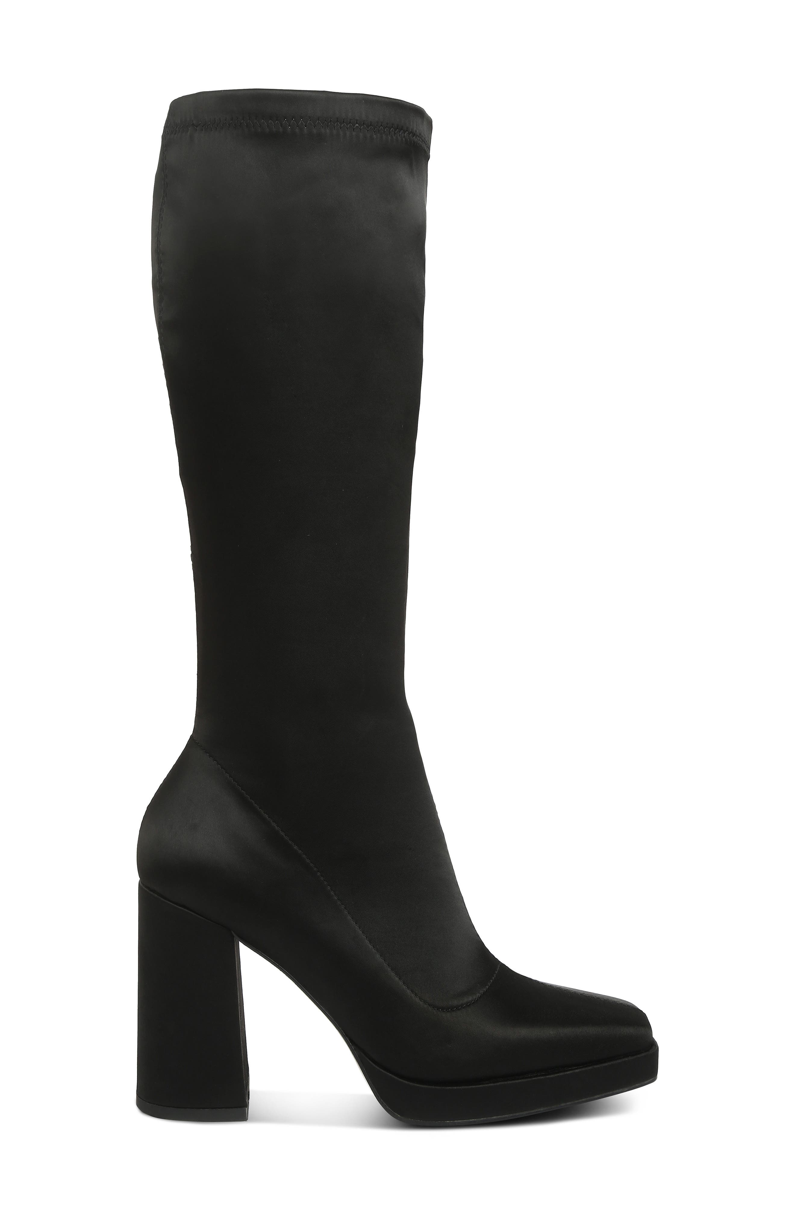 Rag & Co Presto Knee High Boot, Alternate, color, Black