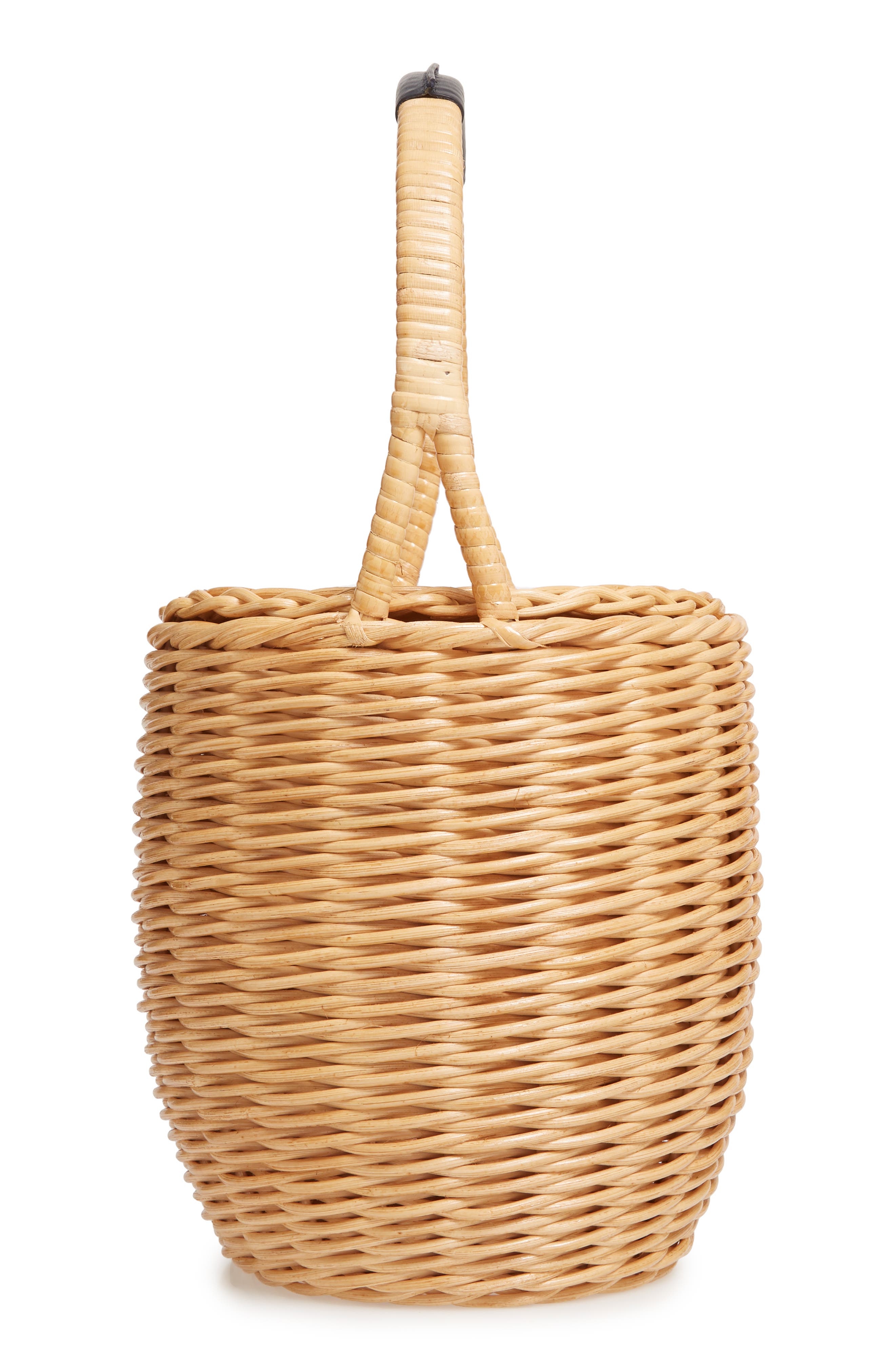 A.P.C. Panier Jeanne Wicker Basket Bag, Alternate, color, 