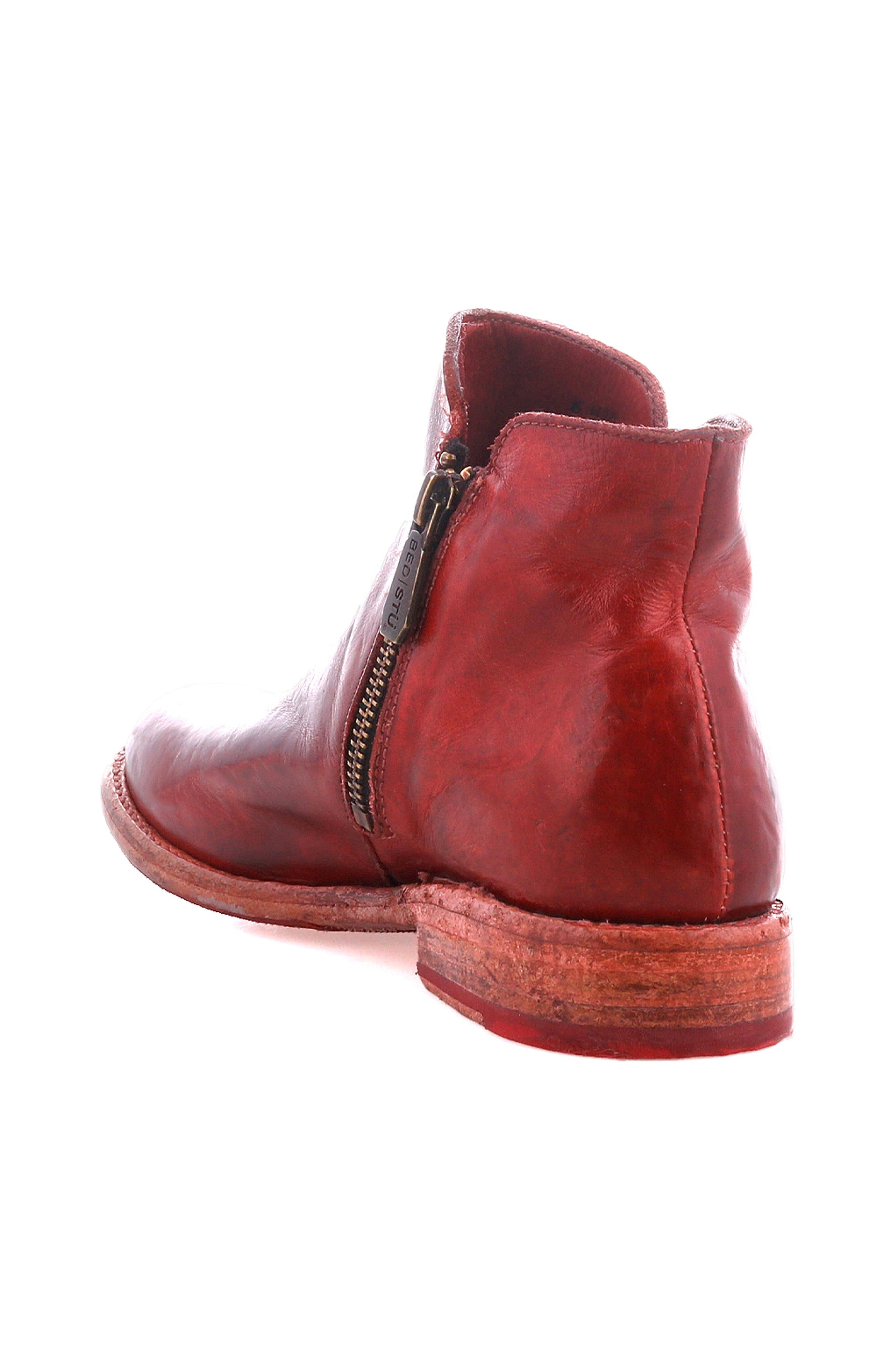 Bed Stu Yurisa Ankle Boot, Alternate, color, Cherry Lacquer Dd Tml