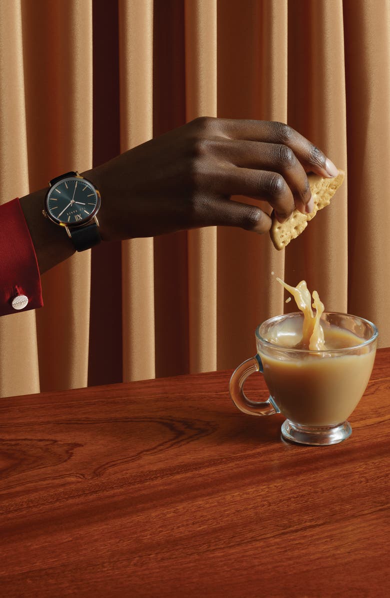 Ted Baker London Phylipa Leather Strap Watch, 37mm, Alternate, color,