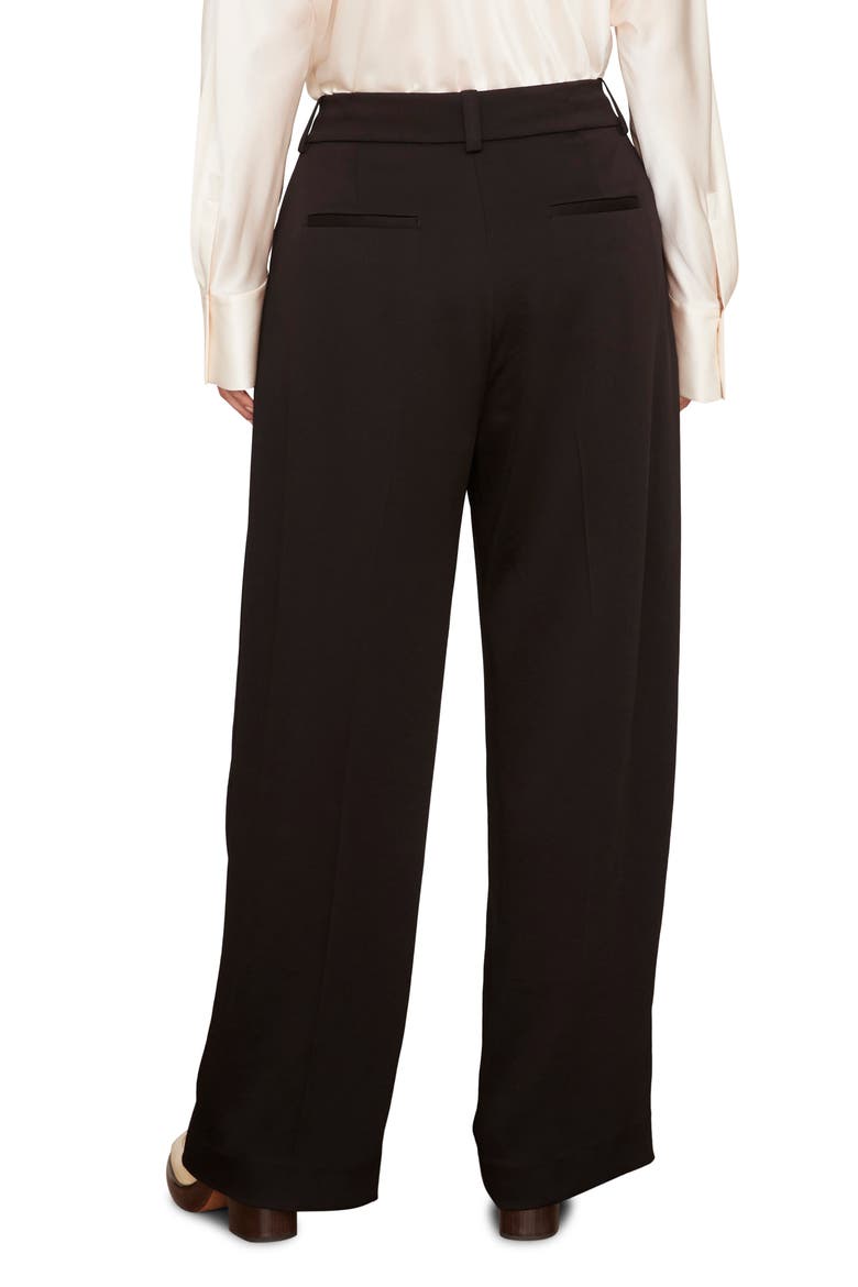 Tailored Wide Leg Trousers, Alternate, color, BLACK