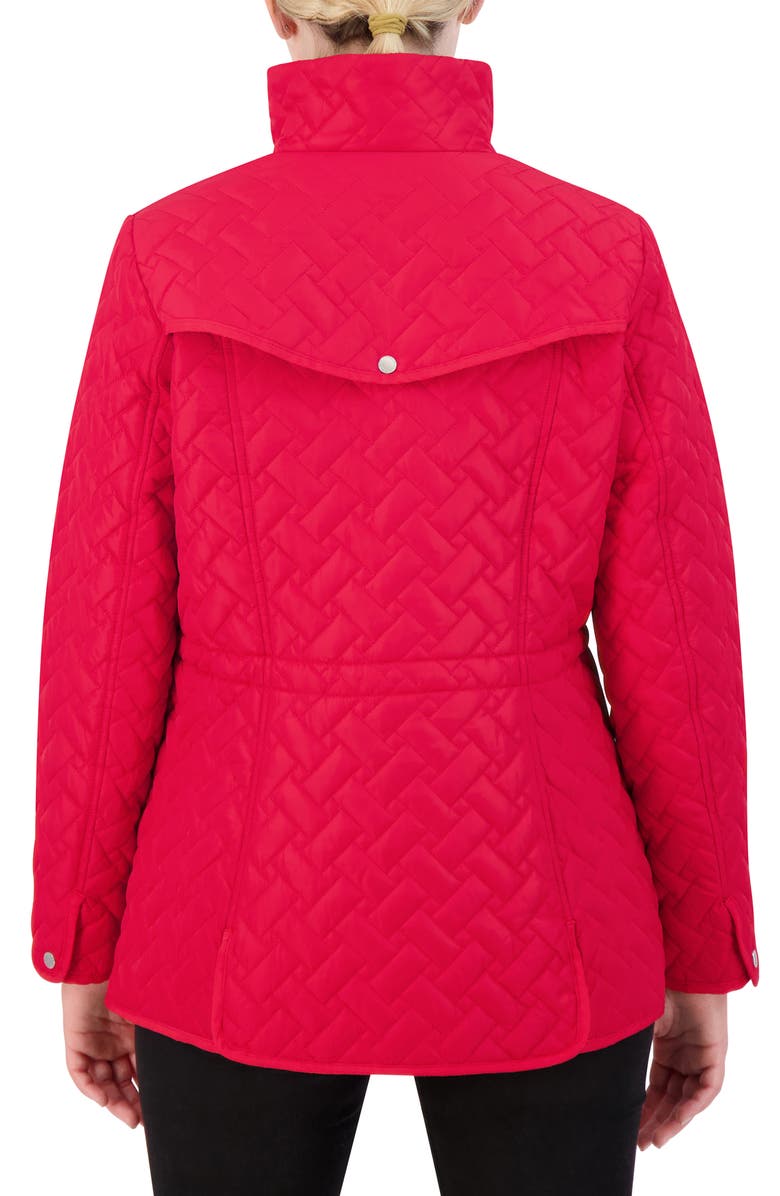 Cole Haan Signature Quilted Jacket, Alternate, color, Red