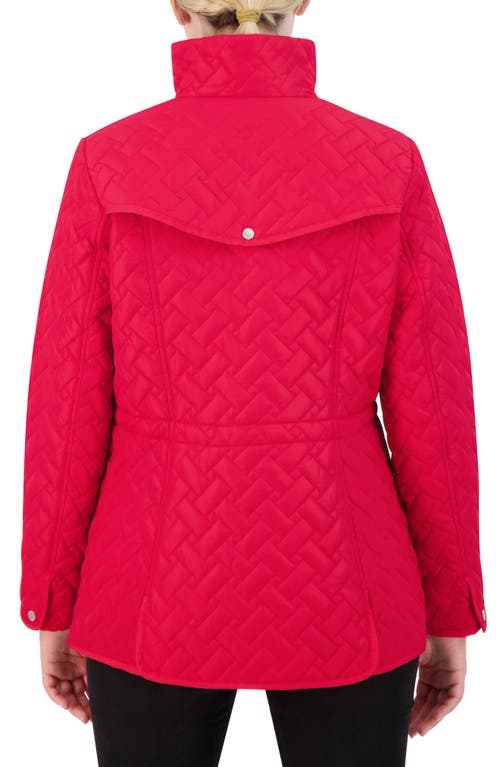 Cole Haan Signature Quilted Jacket In Red