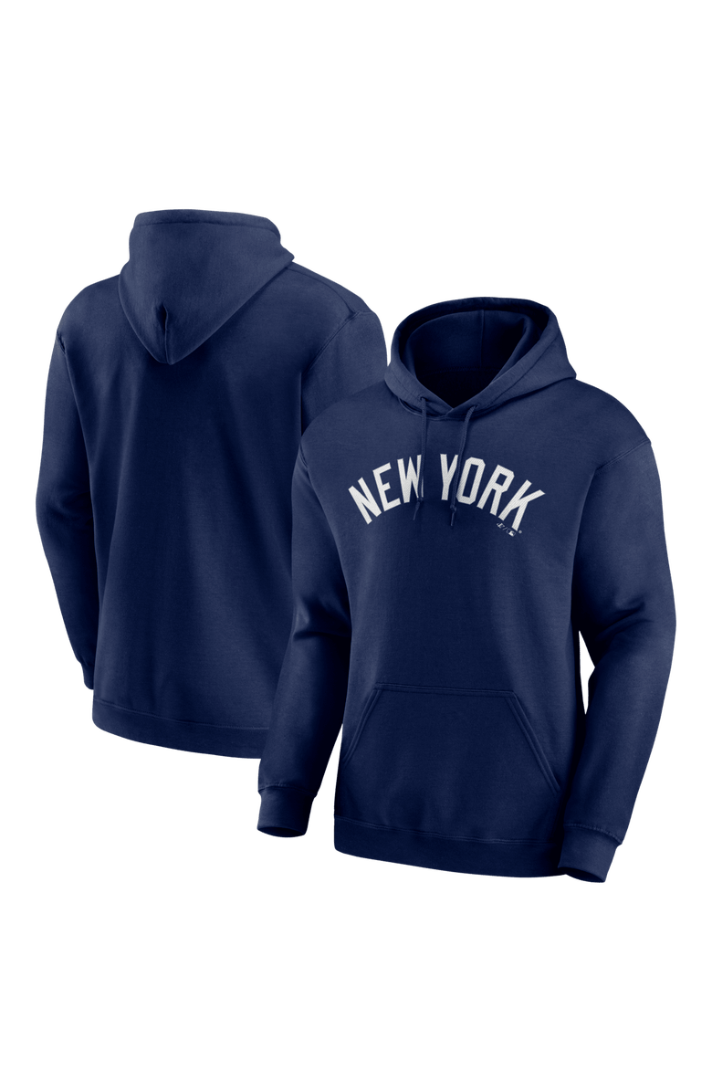 Logo Athletic Men's Logo Athletic Navy New York Yankees Wordmark Hoodie, Main, color, Navy