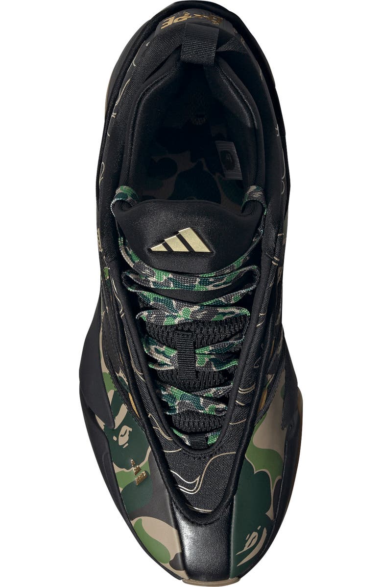 adidas x BAPE Dame 9 Sneaker, Alternate, color, Camo/ Black