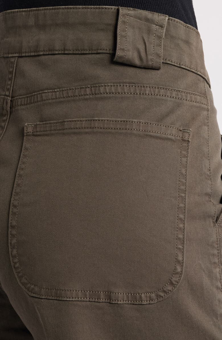 FRAME Modern Patch Pocket Wide Leg Pants, Alternate, color, Rich Military