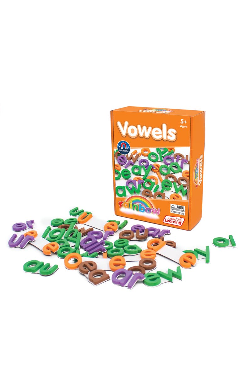 Junior Learning Rainbow Vowels Magnetic Activities Learning Set, Main, color, Multicolored