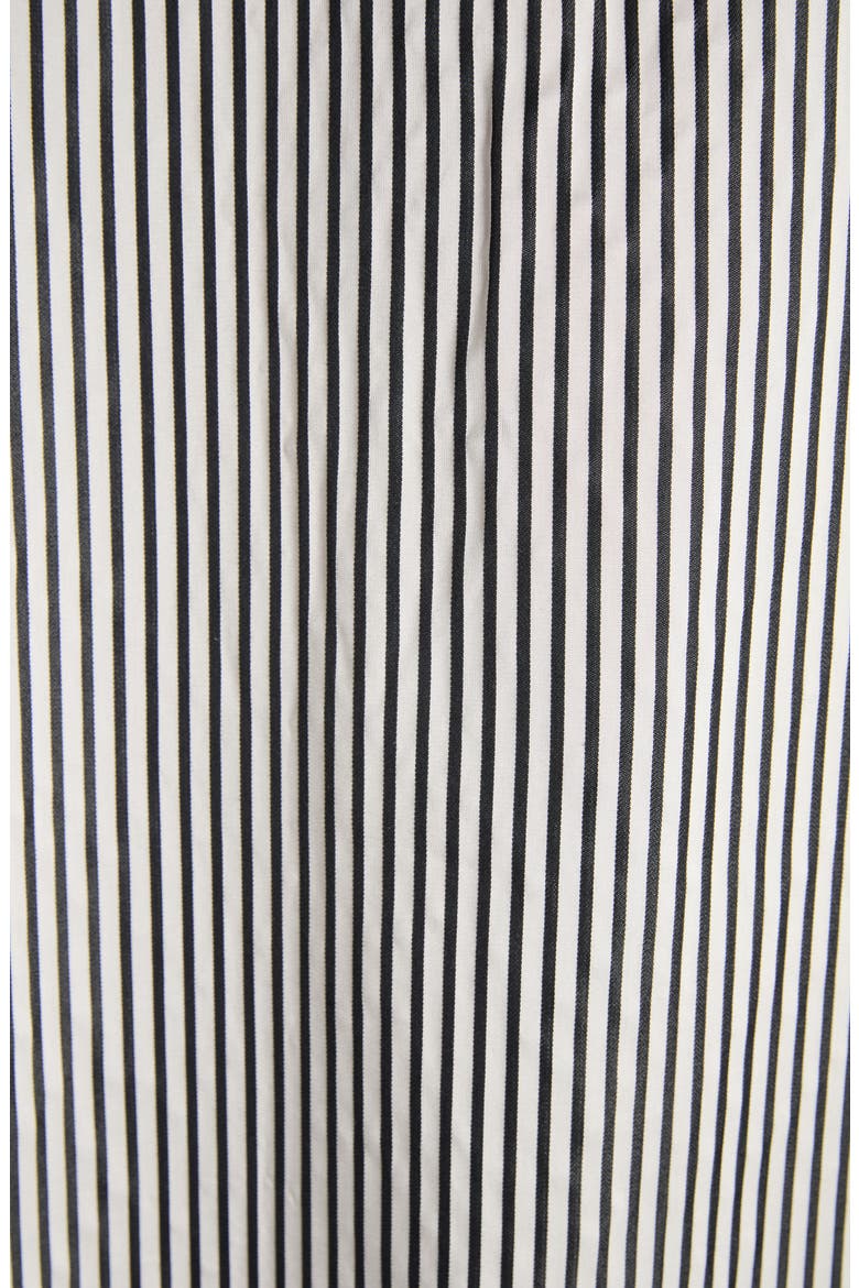 Stripe Silk Pajama Pants, Alternate, color, BLACK/ WHITE