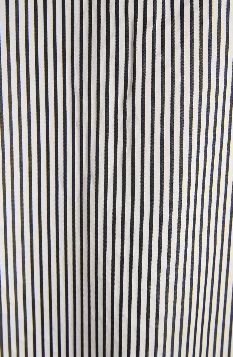 TOM FORD Stripe Silk Pajama Pants, Alternate, color, Black/ White