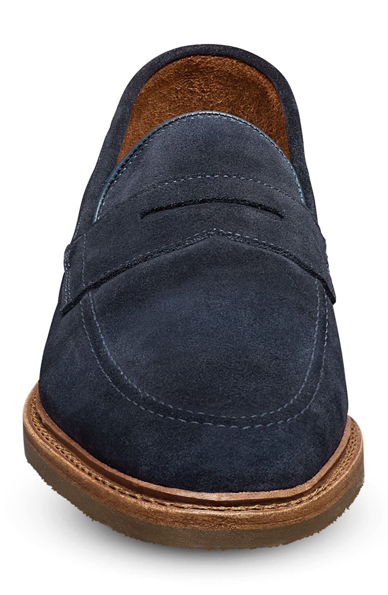 Allen Edmonds Randolph Verse Penny Loafer, Alternate, color, Navy