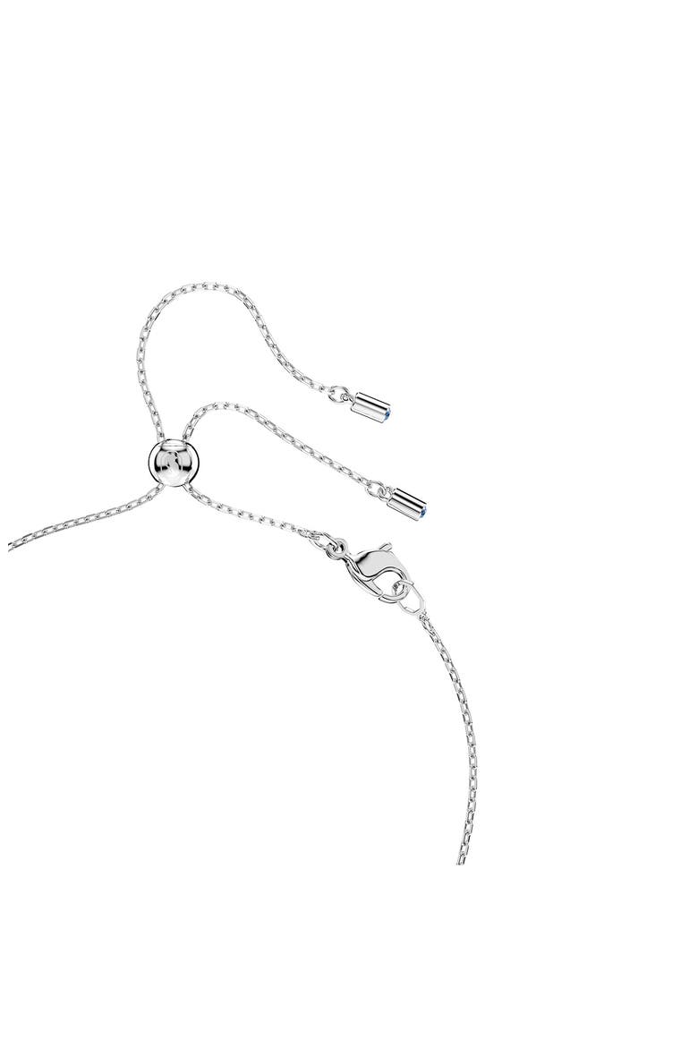 Mesmera Pendant Necklace, Alternate, color, RHODIUM/ WHITE