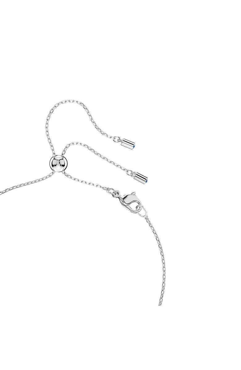 Swarovski Mesmera Pendant Necklace, Alternate, color, Rhodium/ White