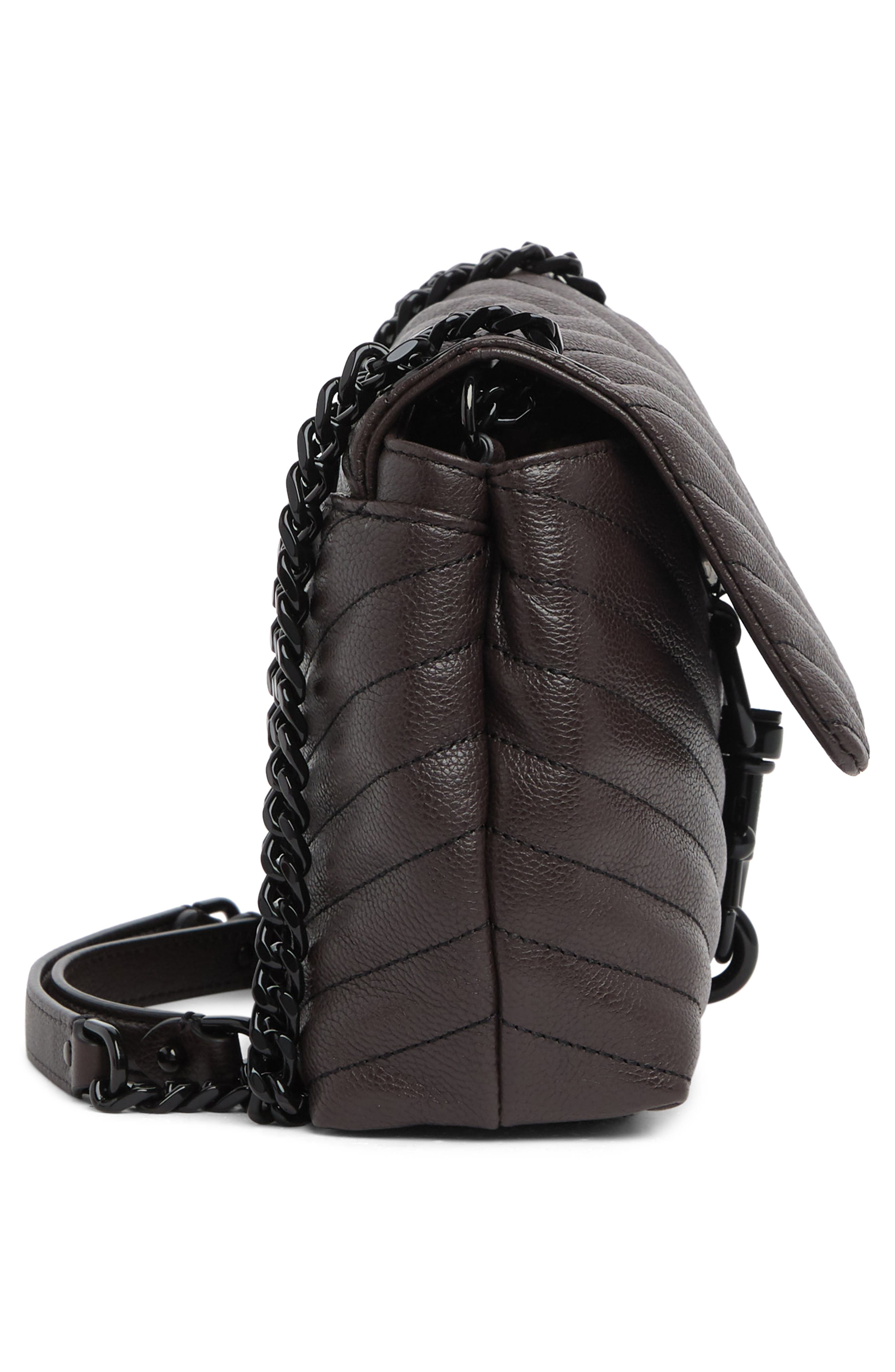 Rebecca Minkoff Edie Leather Crossbody Bag, Alternate, color, 