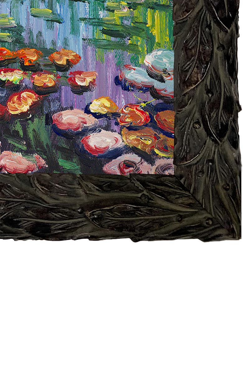 OVERSTOCK ART Water Lilies (Pink) by Claude Monet Canvas Wall Art, Alternate, color, 