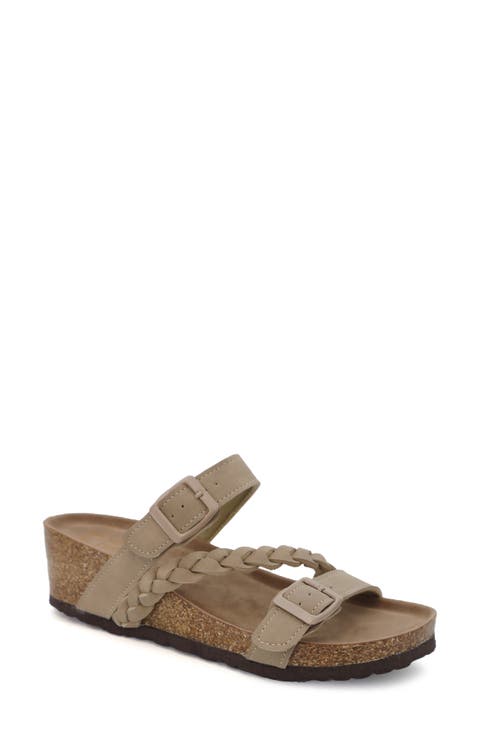 Lorayn Braided Strap Wedge Sandal (Women)