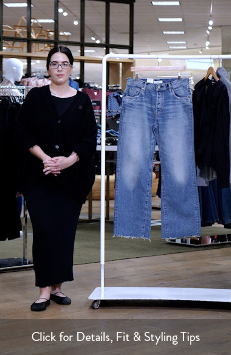 Atlantis Remake Raw Hem Flare Jeans, sales video thumbnail