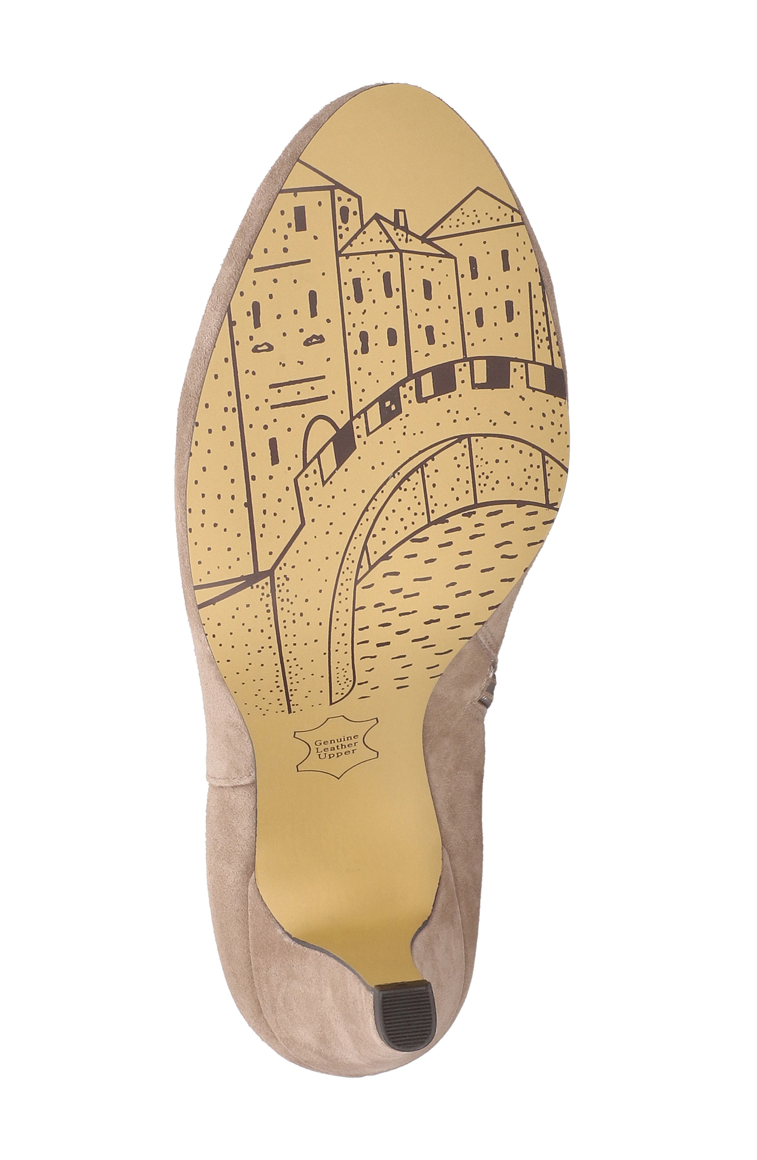 Agnes Bootie, Alternate, color, TAUPE KIDSUEDE LEATHER