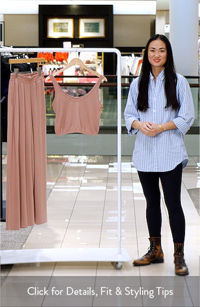 Holsey Cropped Tank Pajamas, sales video thumbnail