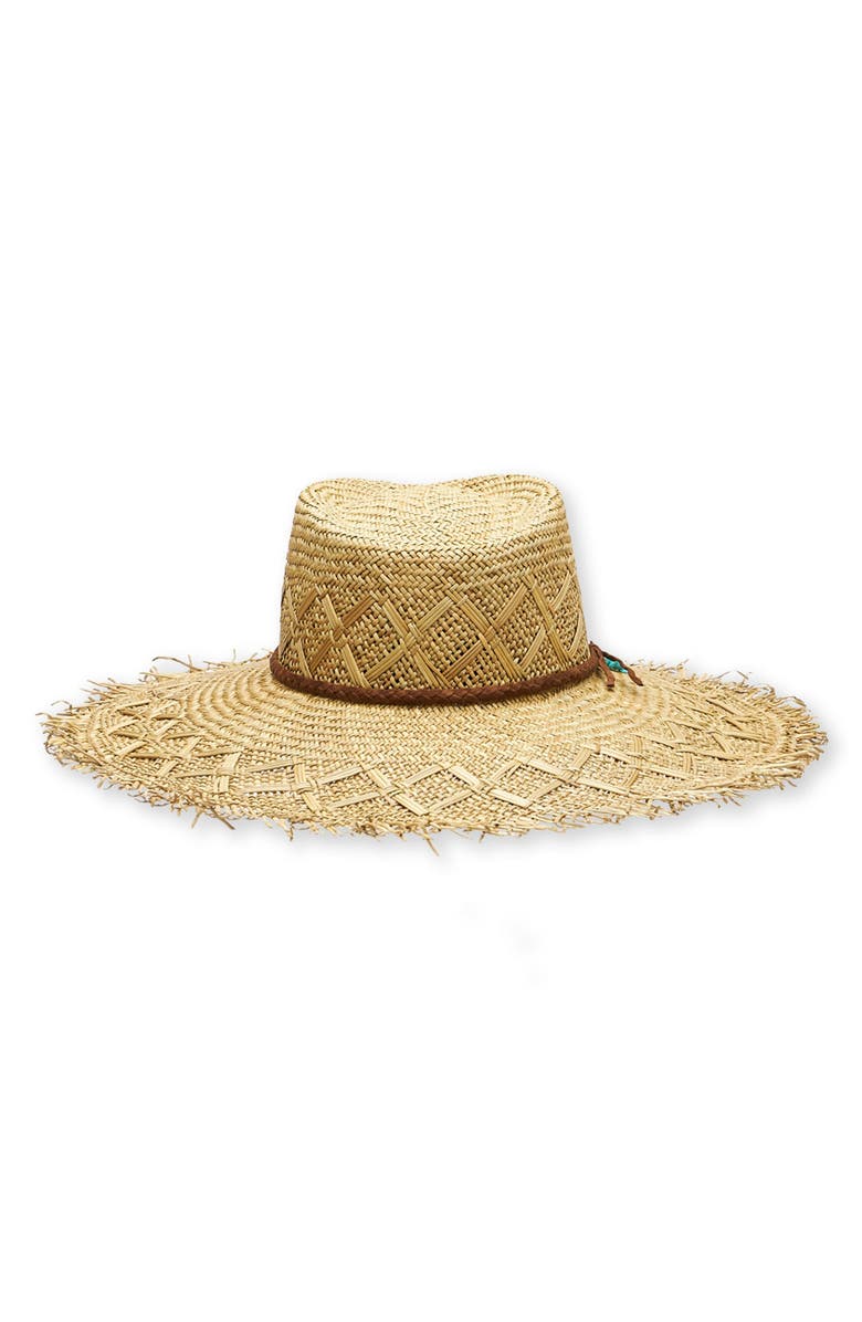 Fortela Caribe Straw Hat, Main, color, Natural