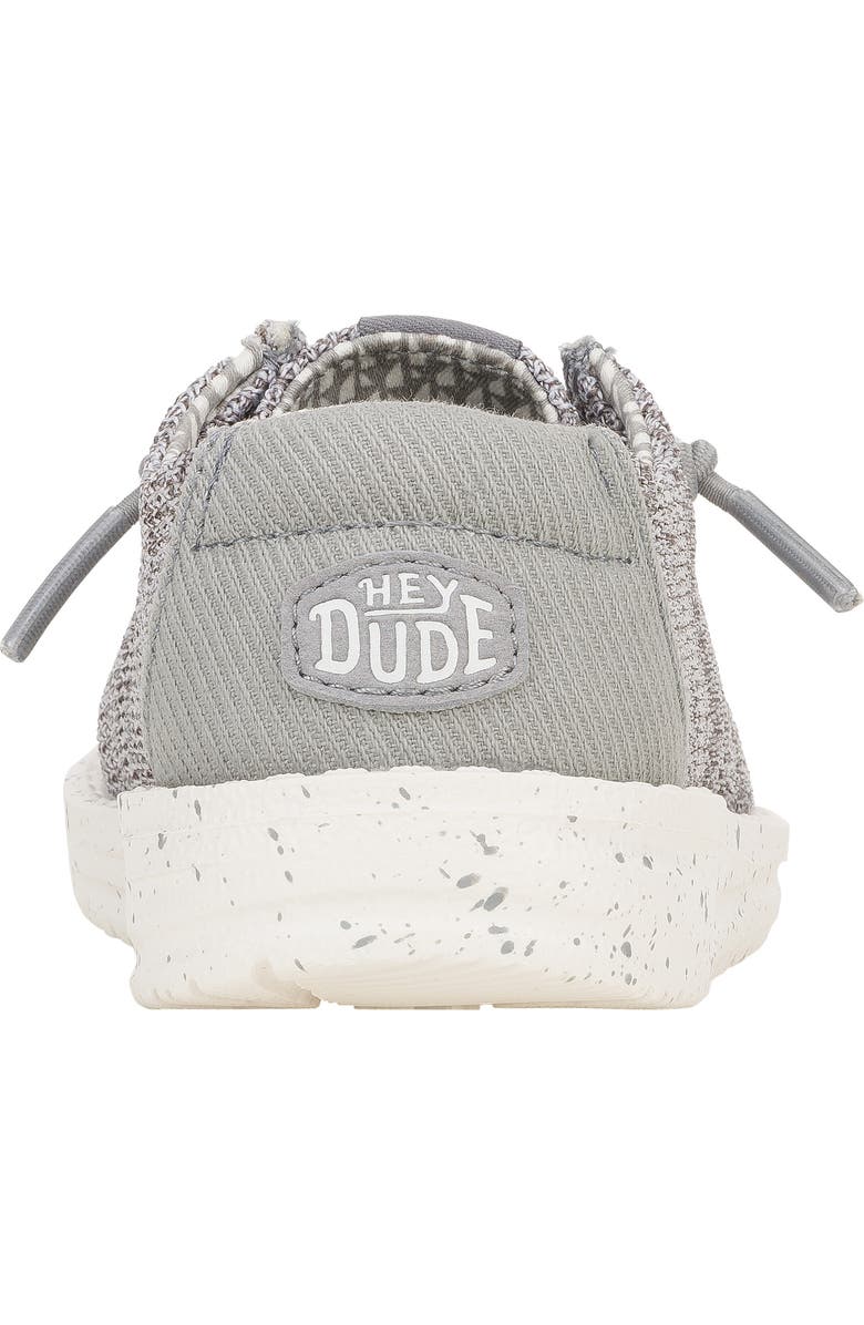 Hey Dude Kids' Wally Stretch Sox Slip-On, Alternate, color, Grey