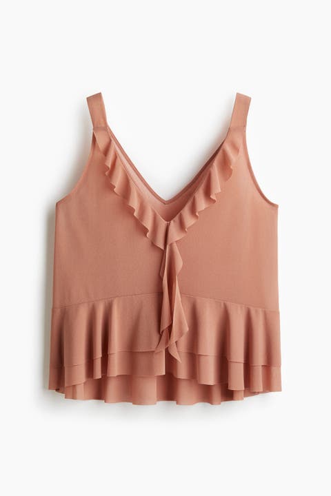 Flounced Vest Top