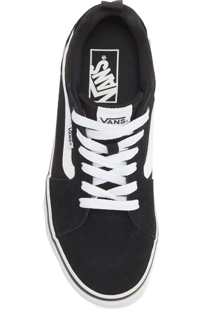 Vans Filmore Low Top Sneaker, Alternate, color, Suede/Canvas Black/White