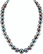 The Pearl Source 9-11 mm Tahitian South Sea Multicolor Pearl Necklace